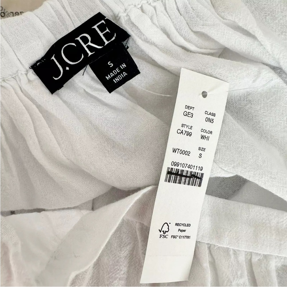 Jcrew Beach cotton white midi skirt - Picture 11 of 14